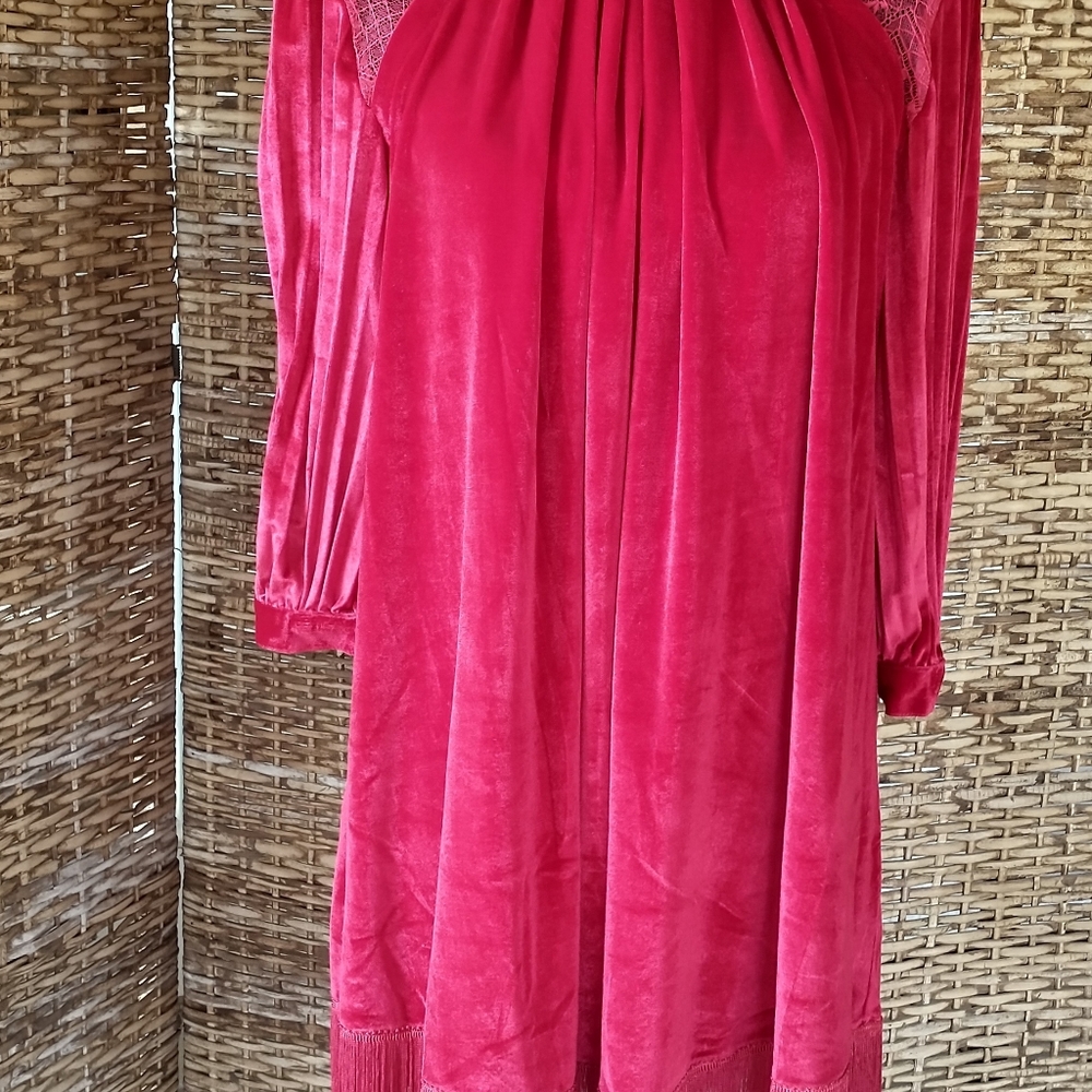 Red  velvet dress